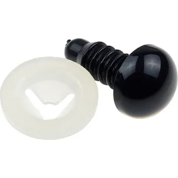 Bellatex Očička nebo čumáček průměr 15 mm 10ks černá