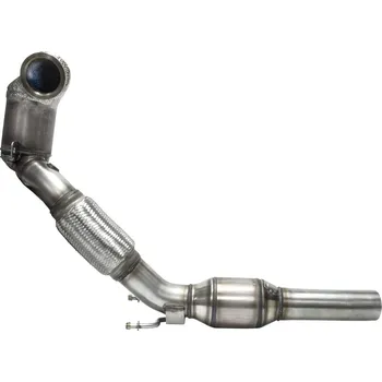 Autodíl HJS downpipe 76 mm včetně katalyzátoru pro Volkswagen Golf VII GTI FL typ AU, emisní norma Euro 6c, 2.0/180 kW (DLBA)