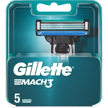 Gillette Replacement Blade Refills Mach3 - Náhradní hlavice pro holící strojky 5 ks