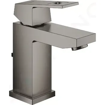Vodovodní baterie Grohe Eurocube Umyvadlová baterie s výpustí, kartáčovaný Hard Graphite, 23127AL0