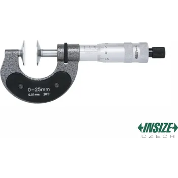 Mikrometr s talířkovými měřicími plochami a aretací 225-250/0,01 mm INSIZE