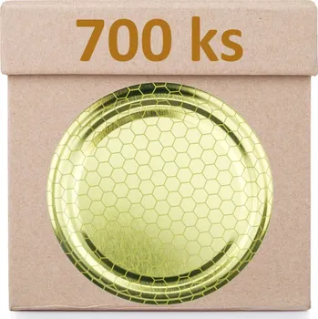 Víčko na sklenici TO-82 - Zlatá plástev - Krabice 700 ks