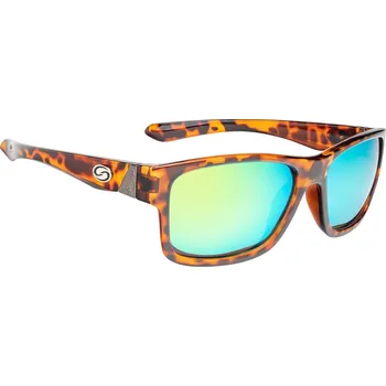 Strike King Brýle SK Pro Shiny Tortoiseshell Frame Multi Layer Green Mirror Amber Base Lens