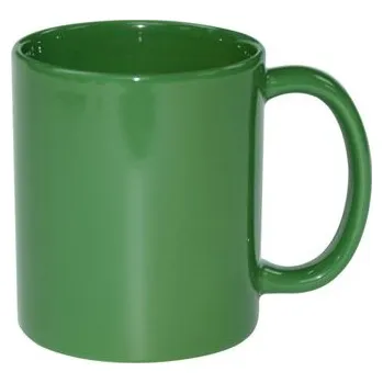 Hrnek 330 ml lesklý - zelený sublimace termotransfer