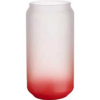 Sklenice Sklenice 550 ml matná - červený gradient sublimace termotransfer
