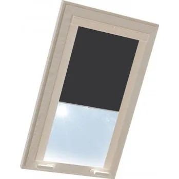 Roleta Roleta termoizolační na střešní okno VELUX v hliníkové kazetě Tmavě šedá