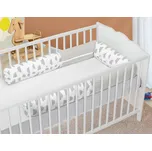 Bellatex Mantinel do dětské postýlky VÁLEC průměr 12x240 cm Mráček šedá, bílá