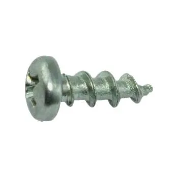 Vrut SCH SFS-SPT/6 vrut s půlkulatou hlavou PH 2 pro plastové profily, ocel stříbrná Varianta: SFS-SPT/6 vrut s půlkulatou hlav. 4,3x12 PH 2 pro plast. profily, ocel stříbrná