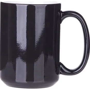 Magický hrnek 450 ml A+ - černý sublimace termotransfer