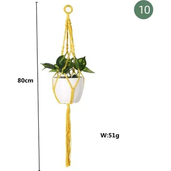 Květináč Závěsný ručně pletený obal na květináč | Závěsné macrame - 10A