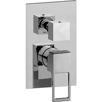 Vodovodní baterie Paffoni Effe Baterie pod omítku pro 2 spotřebiče s tělesem, chrom, EF018CR