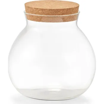 Keramický dřez Zeller Objemná dóza s korkovým víkem, 1050 ml