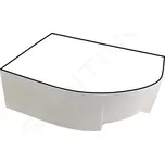 Ravak Vanové panely Čelní panel k vaně Rosa 95, 1500 mm, levý, bílá, CZ55100A00