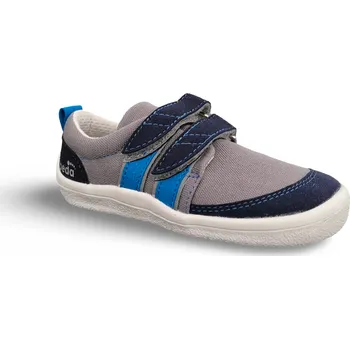 Chlapecké tenisky Beda barefoot Barefoot tenisky BEDA 0001/TEX/W/PR2 - DANNY šedé Velikost: EU 31
