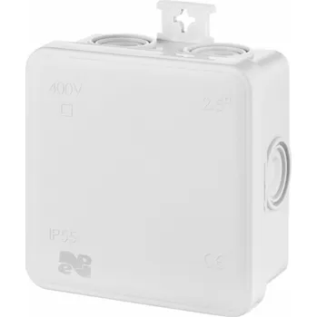 Elektroinstalační krabice Elektro-Plast Hermetická krabice E7 75x75x39mm IP55 šedá (0296-00)