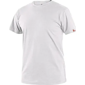 Pánské tričko CXS Tričko NOLAN, krátký rukáv, bílé, vel. 3XL