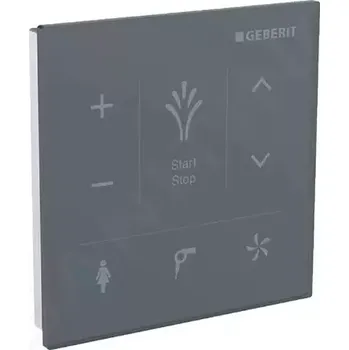 Geberit AquaClean Nástěnný ovládací panel pro elektronický bidet, černá, 147.038.SJ.1