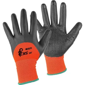 Pracovní rukavice CXS Rukavice MISTI, máčené do 3/4 v nitrilu, vel. 08