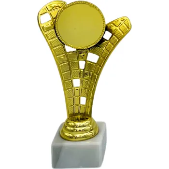 Sportovní pohár Ekonom NJE0054A Výška poháru: 17,5 cm, Barva: Zlatá