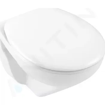 Klozet Villeroy & Boch O.novo Závěsné WC se sedátkem SoftClosing, DirectFlush, alpská bílá, 7667HR01
