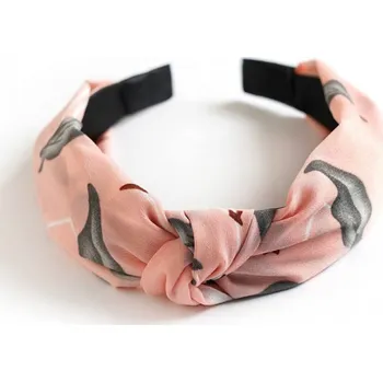 Čelenka Flamenco Mystique Elastická Čelenka Turban z Materiálu Print, Průměr 12,5 cm, Šířka 3,5 cm