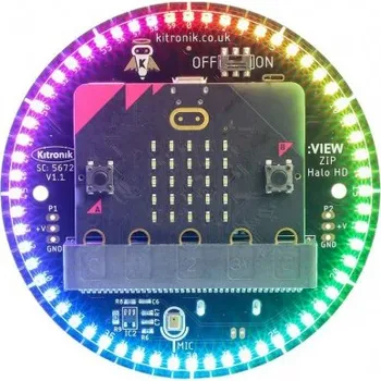 Herní konzole Kitronik ZIP Halo HD pro BBC micro:bit (bez micro:bit)