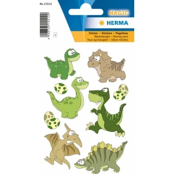 Masážní přístroj Nálepka Herma HERMA MAGIC Dinokinder Wackelaugen