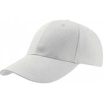 Kšiltovka Atlantis 6 panelová kšiltovka Zoom ze směsového materiálu se zapínáním na suchý zip Barva: Bílá AT608