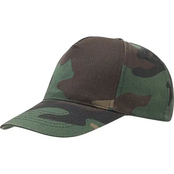 Kšiltovka Atlantis Lehká bavlněná 5panelová kšiltovka Start se zapínáním na suchý zip Barva: kamufláž AT502
