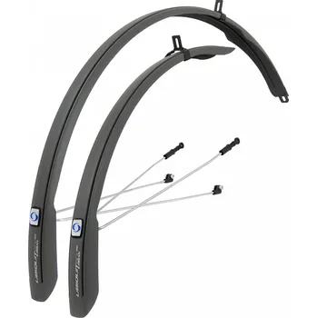 Blatník na kolo blatníky 28" Simpla URBAN SDL 46 mm titanová barva set