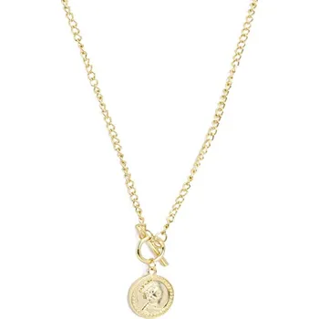 Náhrdelník Flamenco Mystique Dlouhý náhrdelník N751, zlatá barva, délka 48 cm, slitina obecných kovů