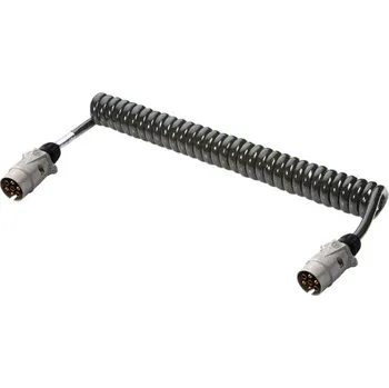 Světelný kabel spirálový 12V 2x7P hliníkové vidlice