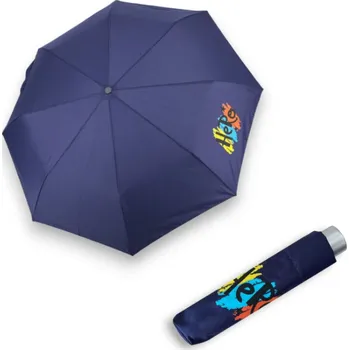 Deštník Dětský skládací deštník Doppler Mini Light Kids Navy Hero - Tm. Modrý