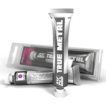 Modelářská barva AK Interactive AK AK452 TRUE METAL METALIC PURPLE (20g)