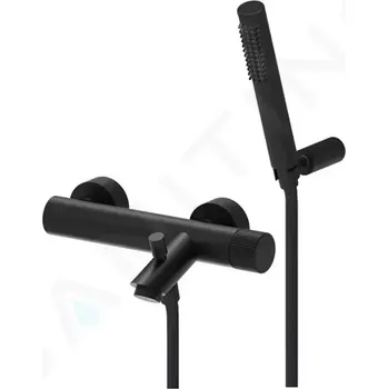 Vodovodní baterie Paffoni Jo Vanová baterie s příslušenstvím, matná černá, JO023NO