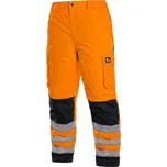 CXS Kalhoty CARDIFF, výstražné, zateplené, pánské, oranžové, vel. S