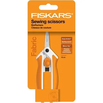Krejčovské nůžky Pružinové nůžky Premier EasyAction 15cm FISKARS