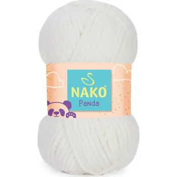 Příze Nako Panda Barva: bílá - 3081