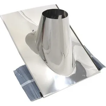 Kouřovod Komínový střešní přechod s olověným pásem 20-50°, ø 160mm, IZOL EKO