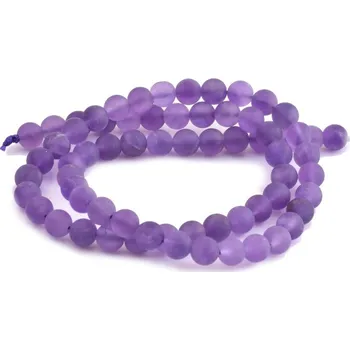 Drahý kámen Ametyst matný 6mm