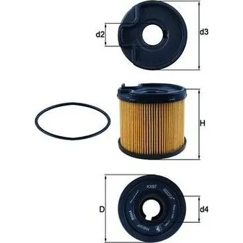 Palivový filtr palivovy filtr MAHLE KX 87D