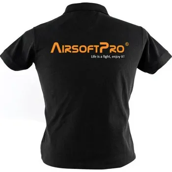 Elevate Pánské polo triko AirsoftPro - černé