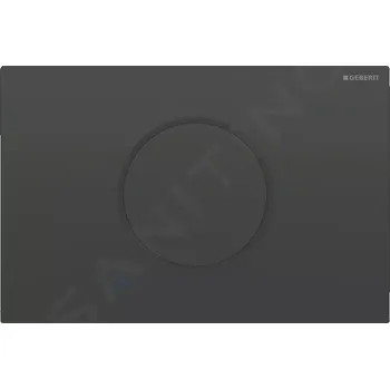 Geberit Sigma10 Elektronické ovládání splachování, síťové napájení, černá, 115.906.DW.6