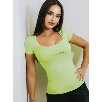 Dámské tričko Sportovní triko s krátkým rukávem HELA DIRECTLY lemon, VELIKOST XL