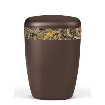 Smuteční dekorace Ekologická urna Hay II - Hnědá