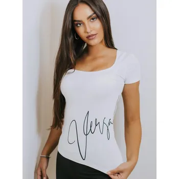 Dámské tričko Dámské triko s krátkým rukávem HELA SIDE bílé, VELIKOST S