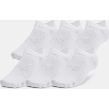 Pánské ponožky Ponožky Under Armour Essential No Show 6pk-WHT 100 M