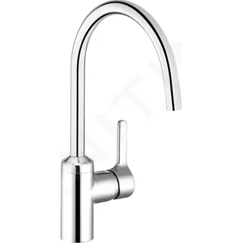 Vodovodní baterie Kludi Bingo Star Páková dřezová baterie, sklopná pod okno, ušlechtilá ocel, 428579678