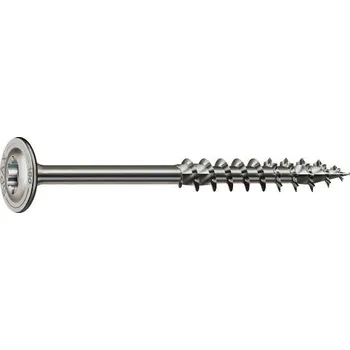 Vrut SCH SPAX vrut do dřeva talířová hlava, část.závit Torx, nerez A2, s certifikátem. Varianta: SPAX vrut do dřeva talířová hl.6.0x100 část.závit Torx 30 nerez A2, s cert.
