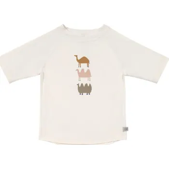 LÄSSIG tričko Short Sleeve Rashguard camel nature 13-18 m